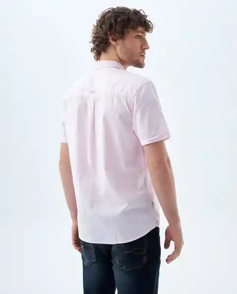 Camisa Hombre Rosado Talla S 819f011 Americanino