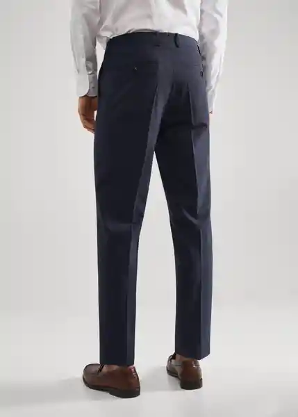 Pantalón Breda Marino Talla 42 Hombre Mango