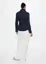 Camisa Planita-H Navy Talla Xs Mujer Mango