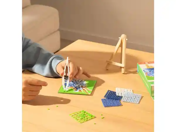 Juego Didactico Mosaico Mini Pixel Cuadrado Dinosaurio Casaideas