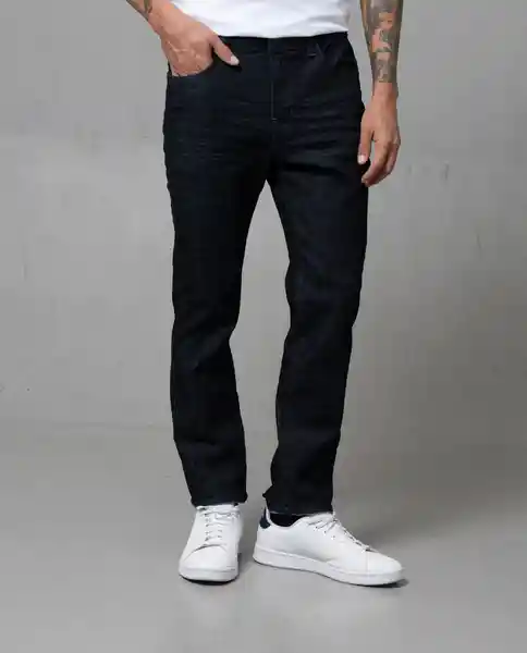 Jean Straight Hombre Azul Colonial Ultraoscuro T 36 48401 Rifle