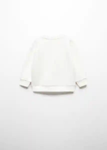 Buzo Sudadera Season Off White Talla 72 Niña Mango