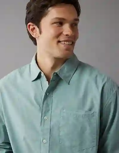 Camisa Hombre Verde Talla Large American Eagle 01536314