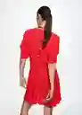 Vestido Nataliac-W Rojo Talla XL Mujer Mango