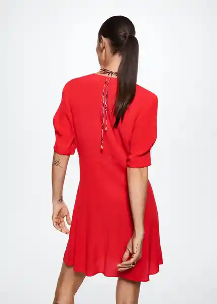 Vestido Nataliac-W Rojo Talla XL Mujer Mango