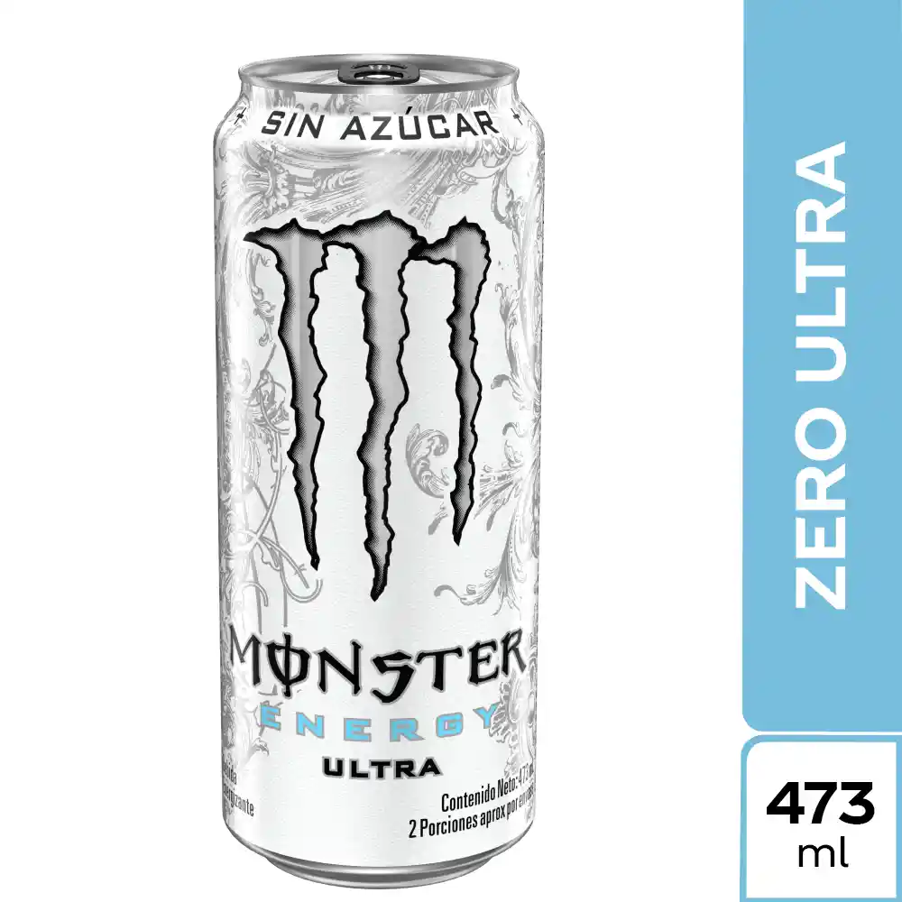 Bebida Energizante Monster Ultra 473Ml