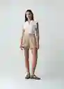 Camisa Zuzin Mujer Crudo Puro Claro Talla L 012G379 Naf Naf