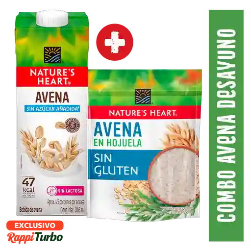 Combo Nature´s Heart 500 g + Bebida Nature´s Heart 946 mL