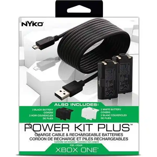 Xbox One Cable Carga y Juega Con Doble Batería Para Controles