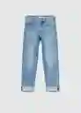 Jean Regular Tejano Medio Talla 11 Niños Mango