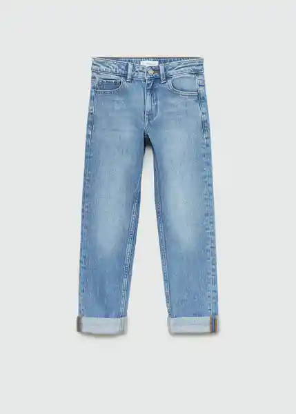 Jean Regular Tejano Medio Talla 11 Niños Mango