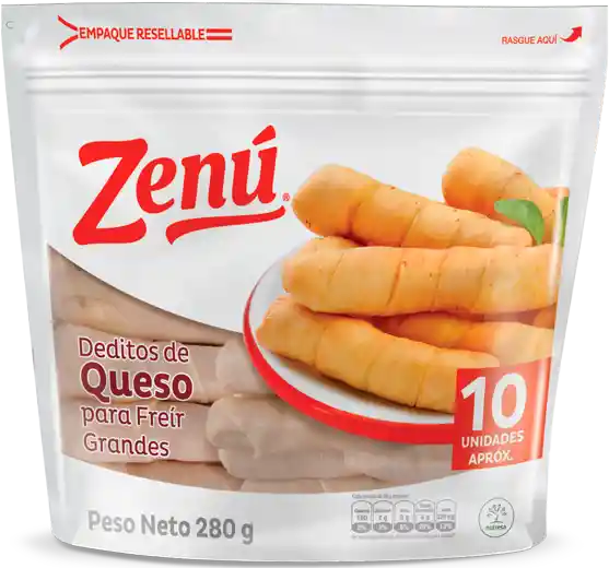 Zenú deditos de queso