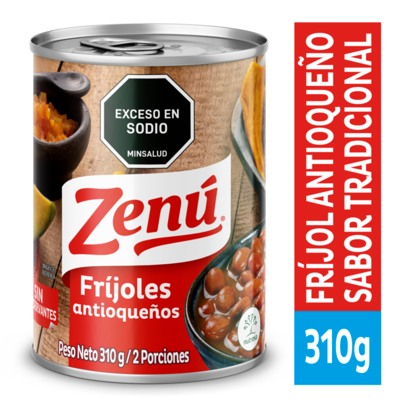 Zenú Fríjol Antioqueños Enlatados 310 g