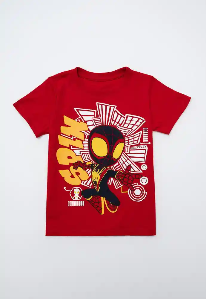 Camiseta Manga Corta 3t-rojo