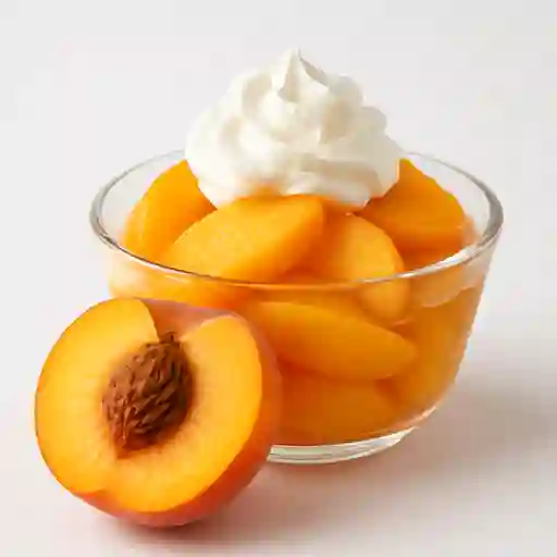 Melocotón y Crema