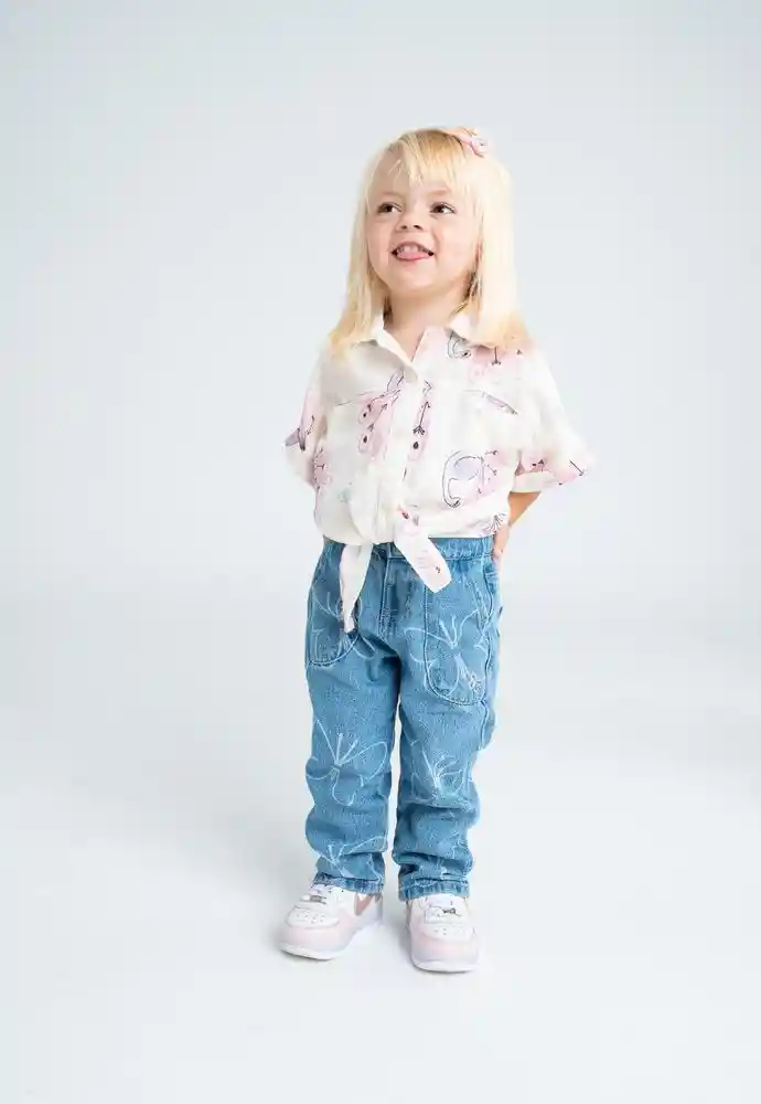 Blusa Manga Corta 18/24mese-estamp 2