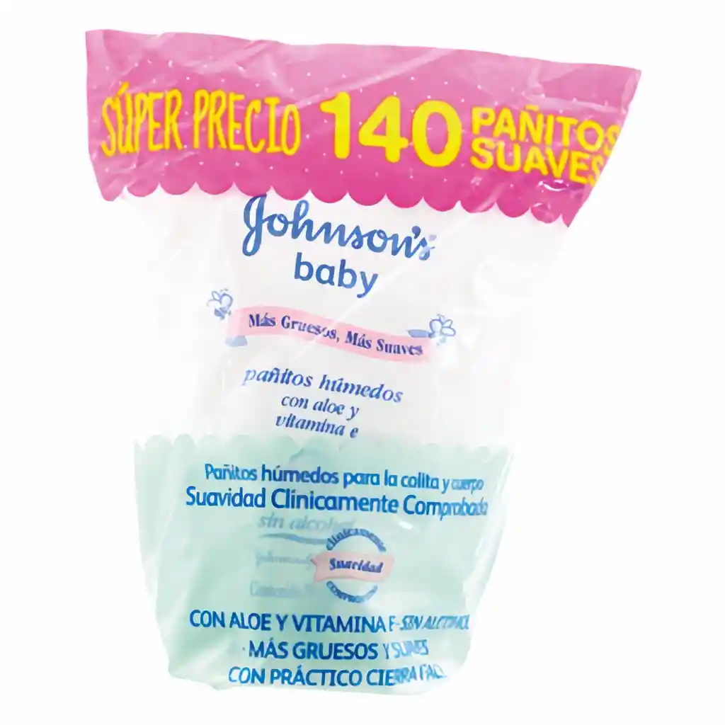 Johnson's Baby Toallitas Húmedas sin Alcohol