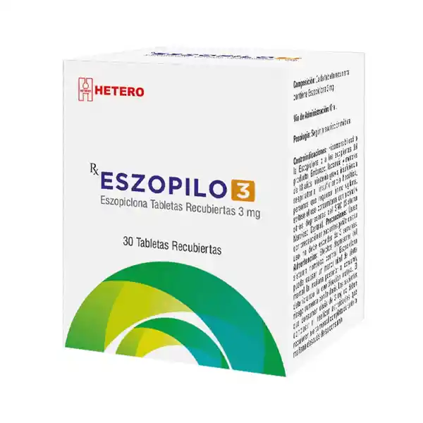 Eszopilo Tabletas (3 mg)