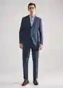 Pantalón Brasilia Navy Talla 48 Hombre Mango