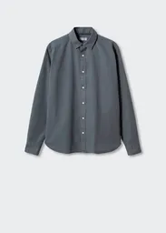 Camisa Garment Navy Talla 19 Mango Teen Boy Mango