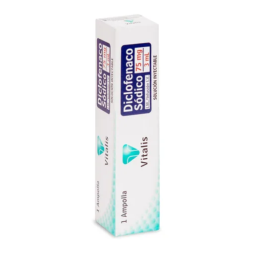 Vitalis Diclofenaco Sódico Solución Inyectable (75 mg)