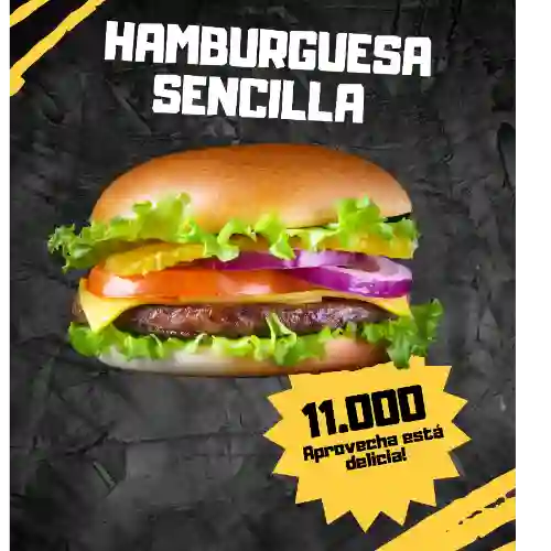 Hamburguesa Sencilla