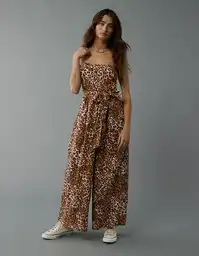 Vestido Mujer Café Talla: LARGE 8262200 American Eagle