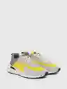 Diesel Tenis S-Serendipity Low Cu Gris/Amarillo Talla 9