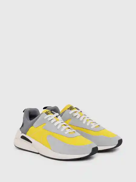 Diesel Tenis S-Serendipity Low Cu Gris/Amarillo Talla 9