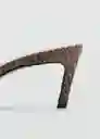 Sandalias Piece Marron Talla 37 Mujer Mango