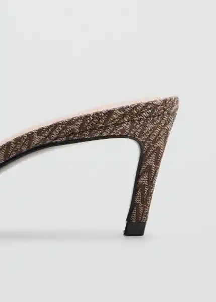 Sandalias Piece Marron Talla 37 Mujer Mango