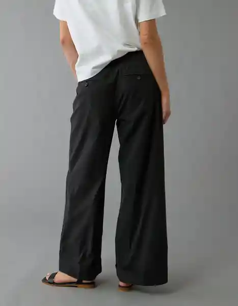 Pantalón Mujer Negro Talla: 6 SHORT 5451001 American Eagle