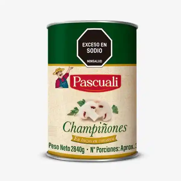 Pascuali Champinon Rodajas Lata