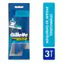 Gillette Prestobarba Máquinas Para Afeitar Desechables X 3
