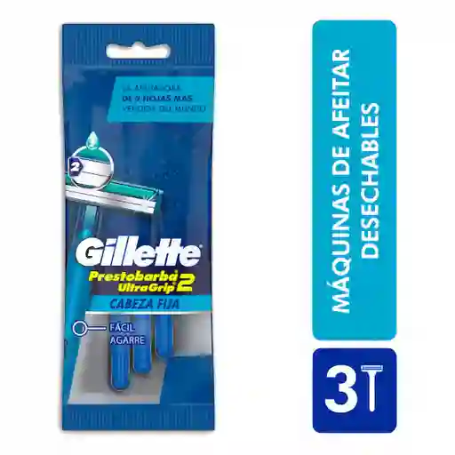 Gillette Prestobarba Máquinas Para Afeitar Desechables X 3