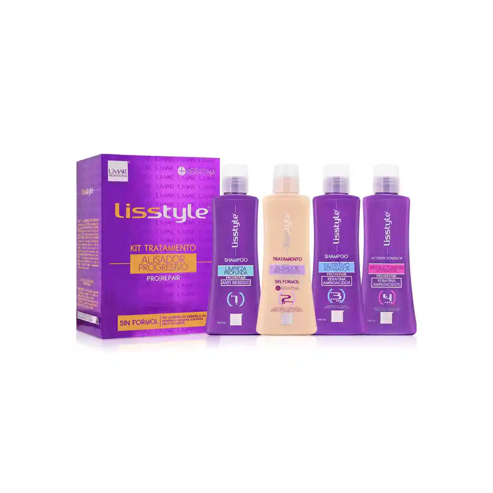 Lisstyle Kit Tratamiento Alisador Progresivo sin Formol