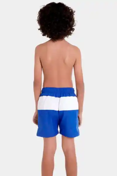 Pantaloneta Peacoat Block Jet 15 Junior Masculino T. 12 Speedo