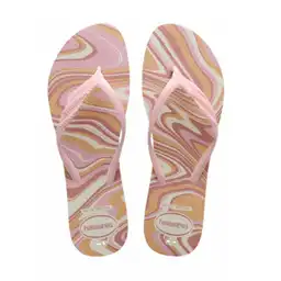 Sandalia Havaianas Mujer Fantasia Style Fc Pr Blanco/rosa Talla 37/38