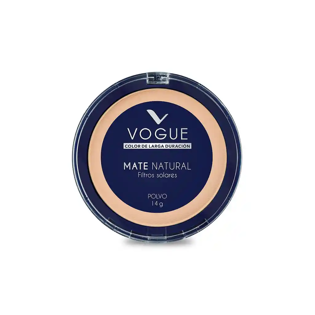 Vogue Polvo Compacto Mate Natural Tono Tayrona