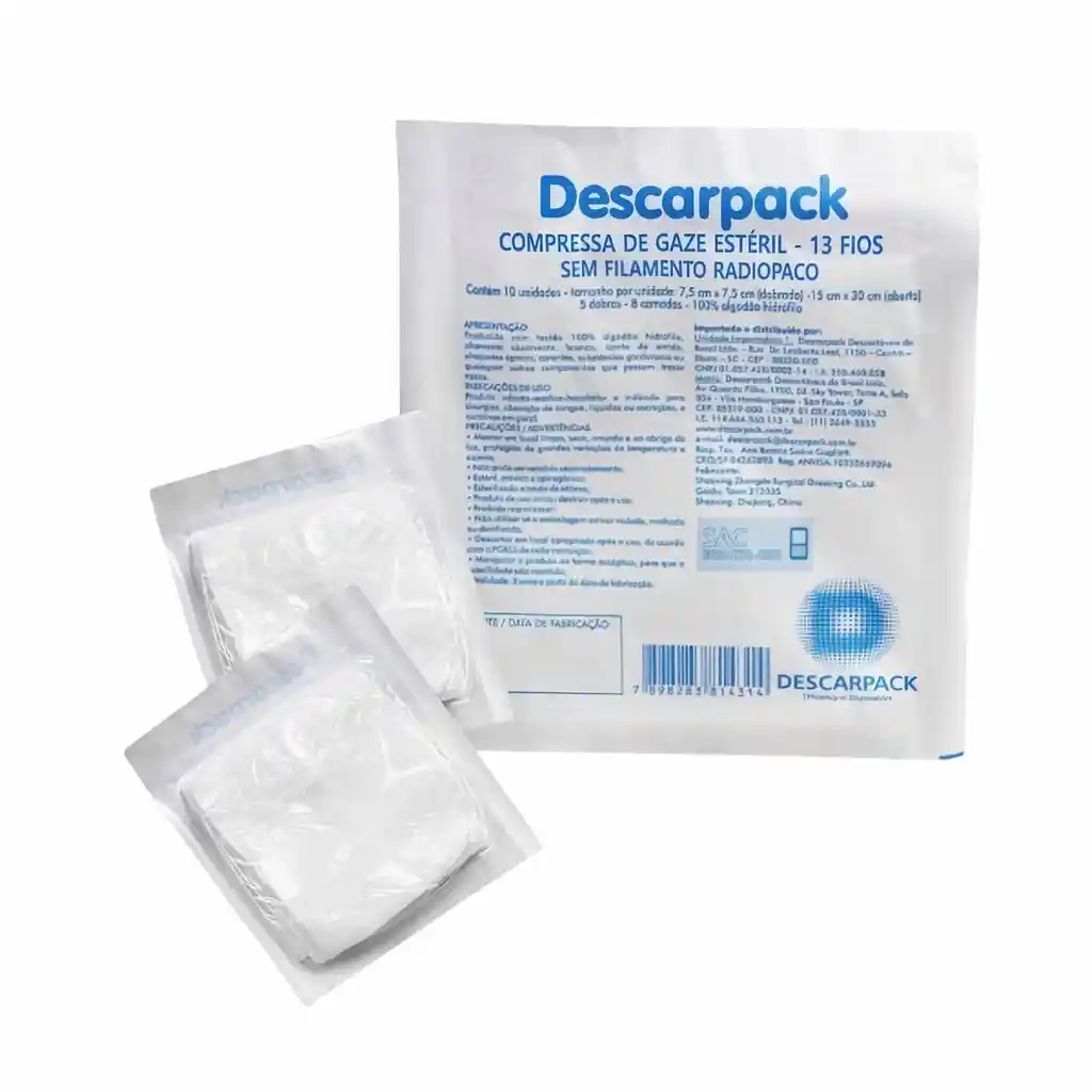 Descarpack Compresa De Gasa Estéril