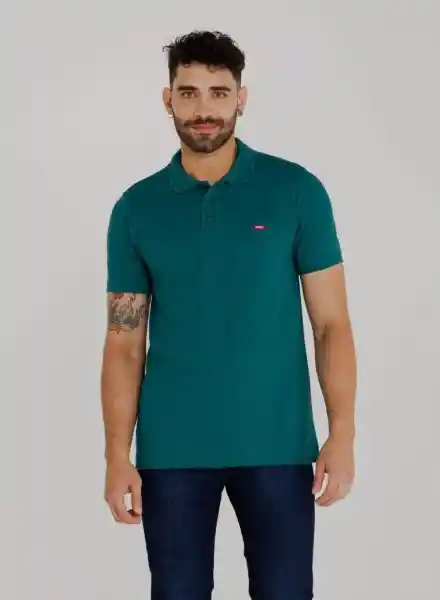 Levi'S Camiseta Polo Verde Talla L