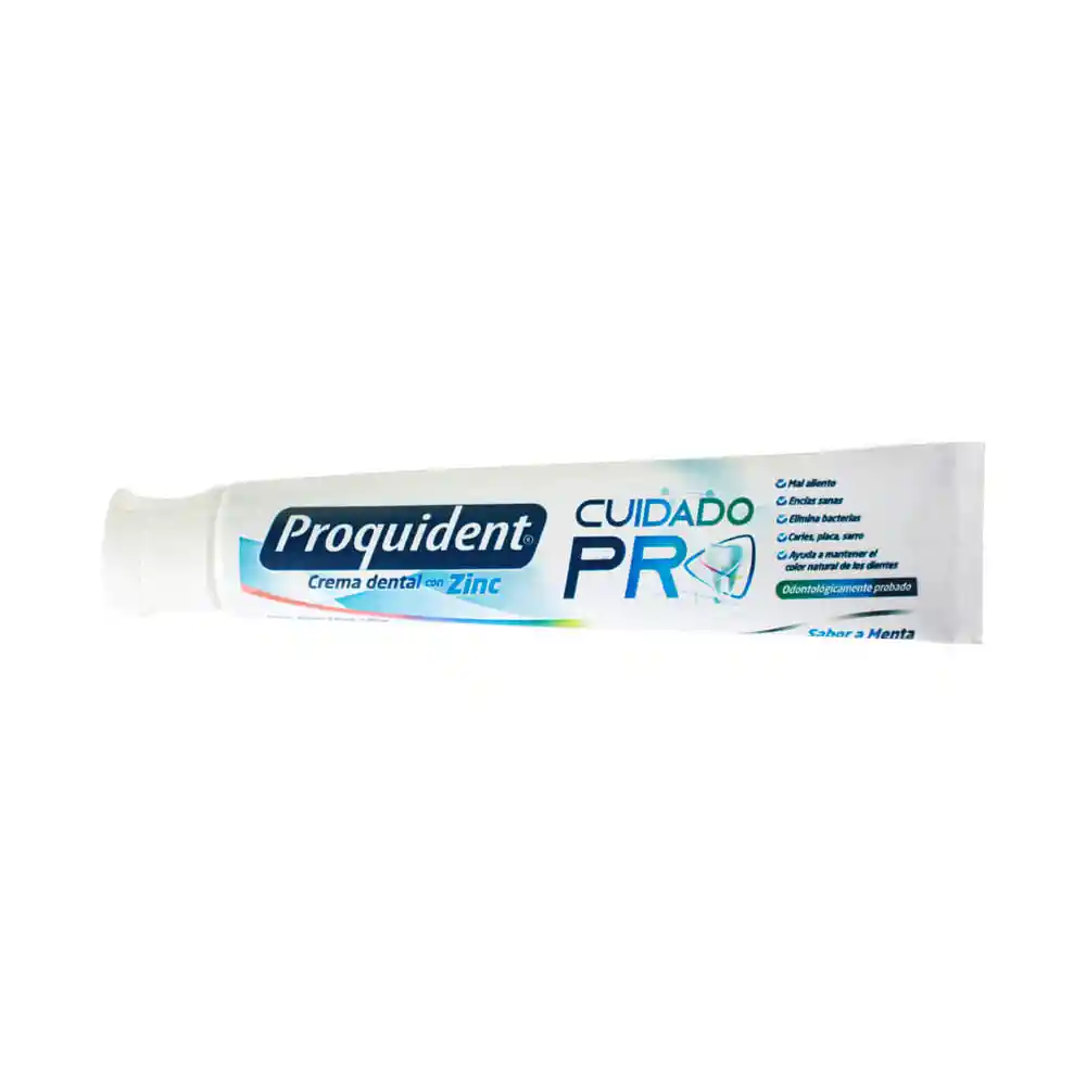 Crema Dental Proquident Cuidado Pro Zinc Menta