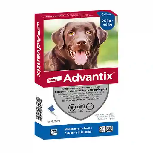 Advantix Antipulgas para Perro >25 - 40 Kg 1 Pipeta