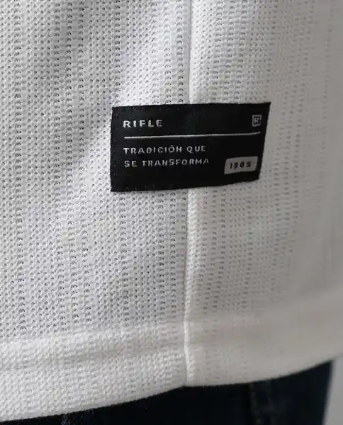 Camiseta Hombre Crudo Talla XXL 109G109_CRU110605 Rifle