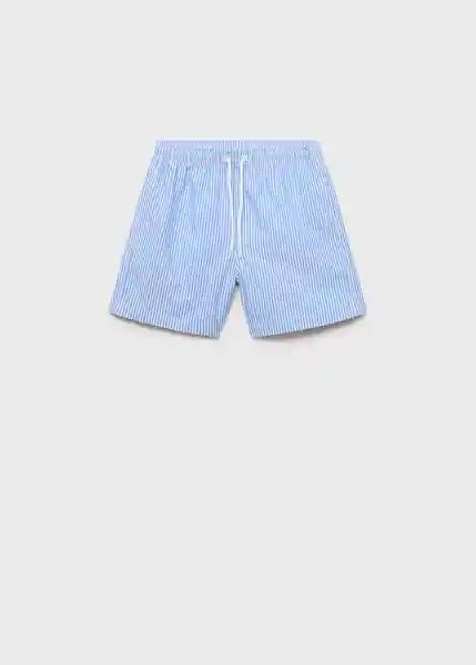 Short Bañador Proakb Azul Talla 07 Niños Mango
