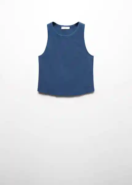 Top Mix Azul Noche Talla 20 Niñas Mango