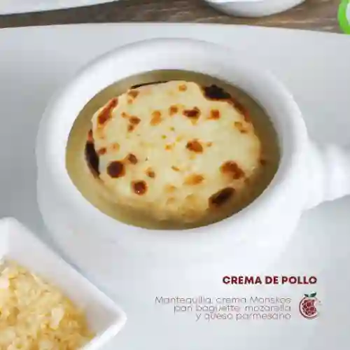 Crema de pollo