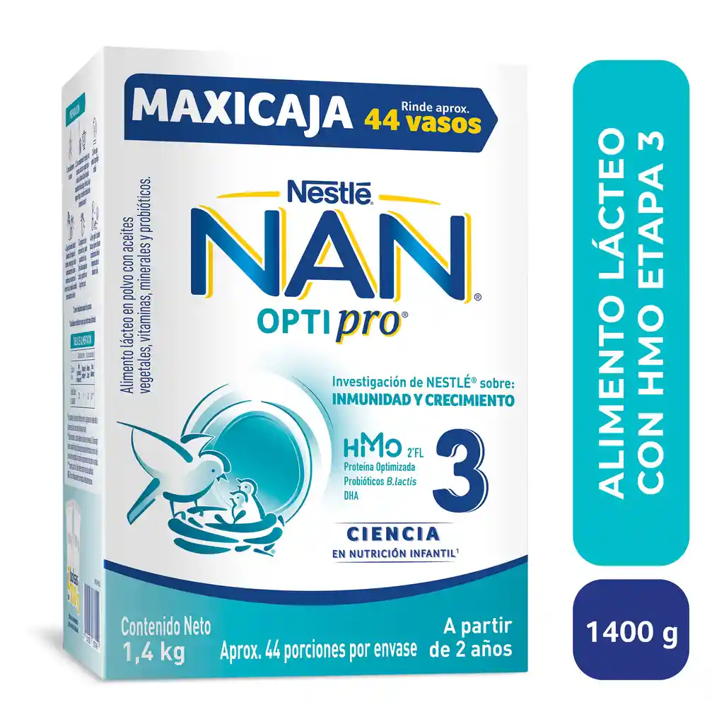 Alimento lácteo NAN OPTIPRO Etapa 3 x 1400g