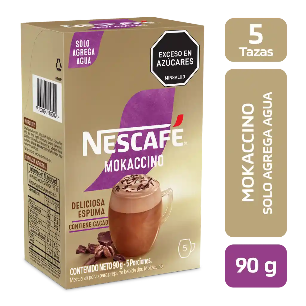 Mokaccino NESCAFÉ instantáneo x 90g