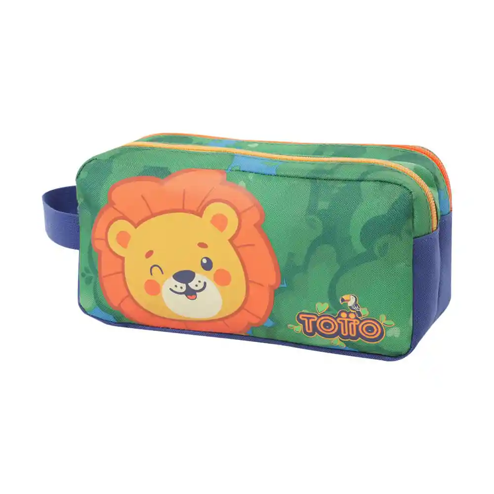 Cartuchera Totto Kids Little Lion Azul